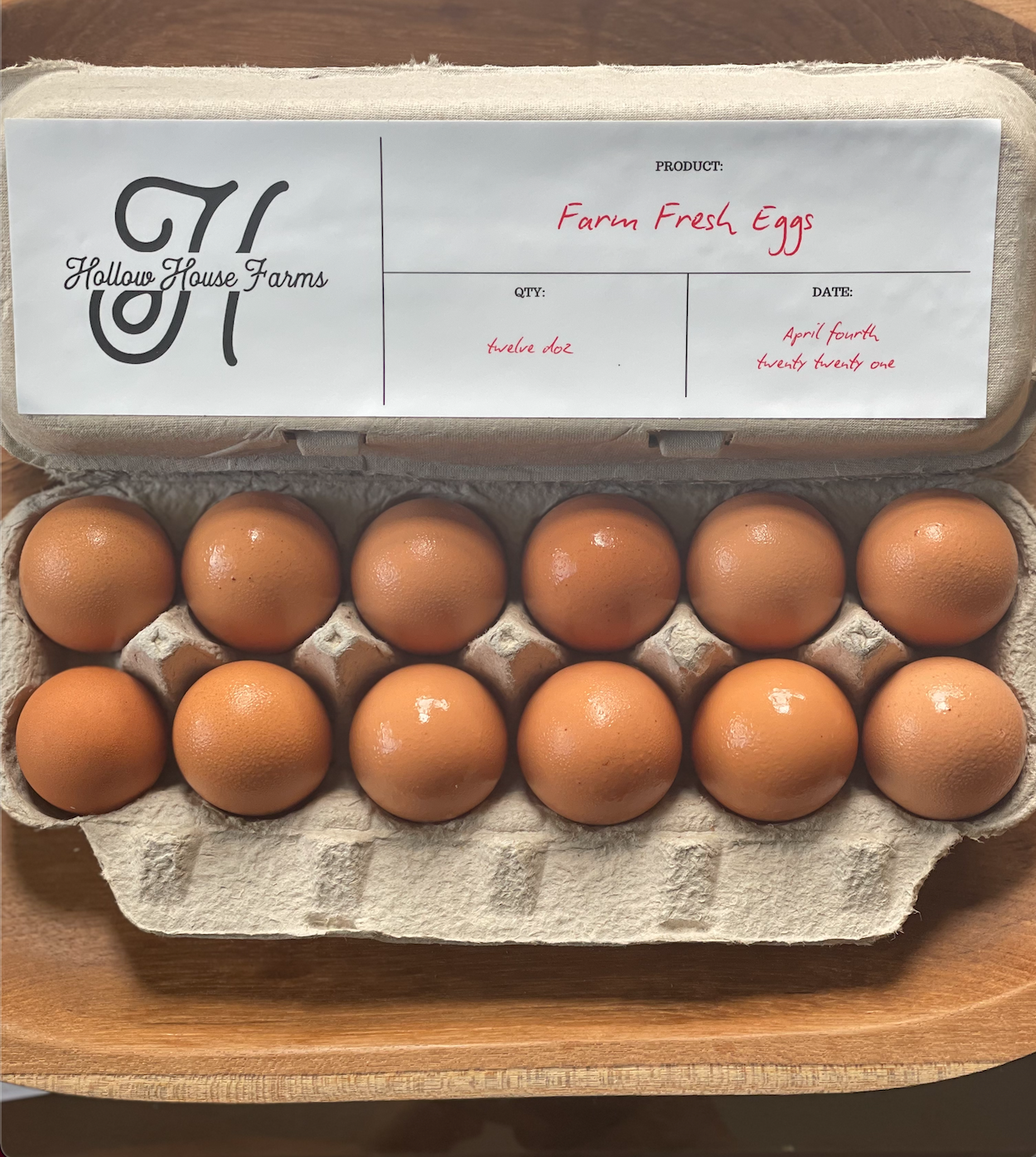 3 Dozen Large Eggs-Pastured, Non-GMO